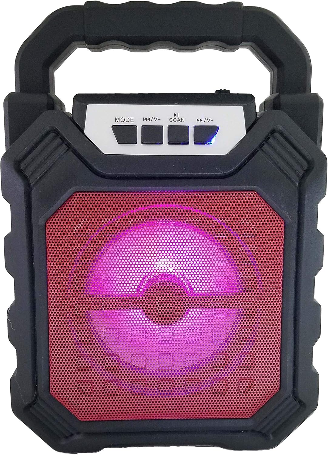 RJ MP3 FM Radio TF/USB Player Bluetooth Portable speaker Rechargeable-Red