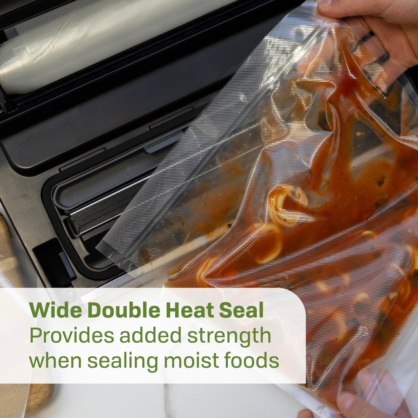 NESCO VS‑22LB Premium Vacuum Sealer for Home Food Storage, Electric Sealing System with LiquidLock™ Technology