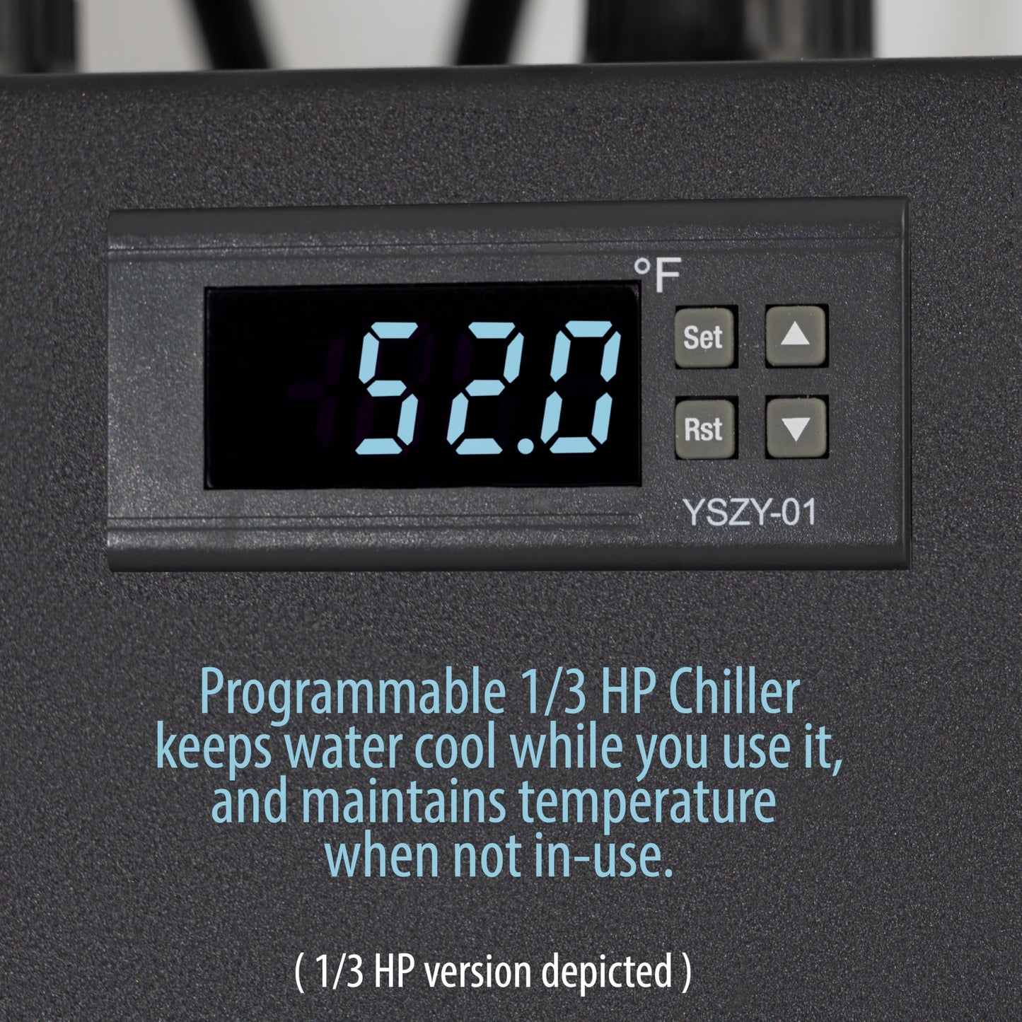 Polar Revive Chiller 2.0 for Ice Bath and Cold Plunges including all hoses and pumps. 1/3 HP, 2/3 HP, 1 HP Models (1/3 HP)