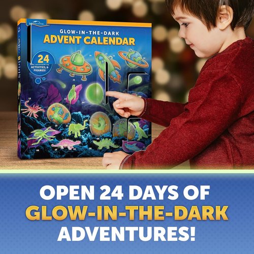 Blue Marble Glow In The Dark Advent Calendar - 24 Science Activities & Experiments | Fun Educational Countdown for Kids