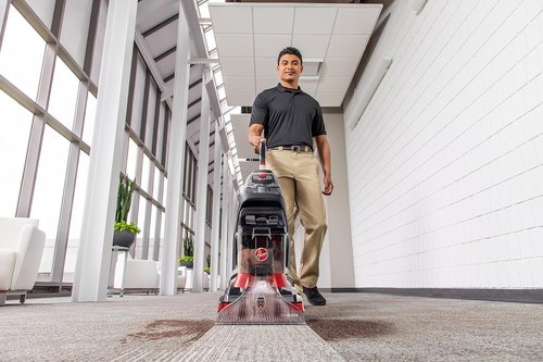 Hoover Commercial PowerScrub XL Carpet Cleaner - Powerful Deep Cleaning Machine with Heated Drying | Black