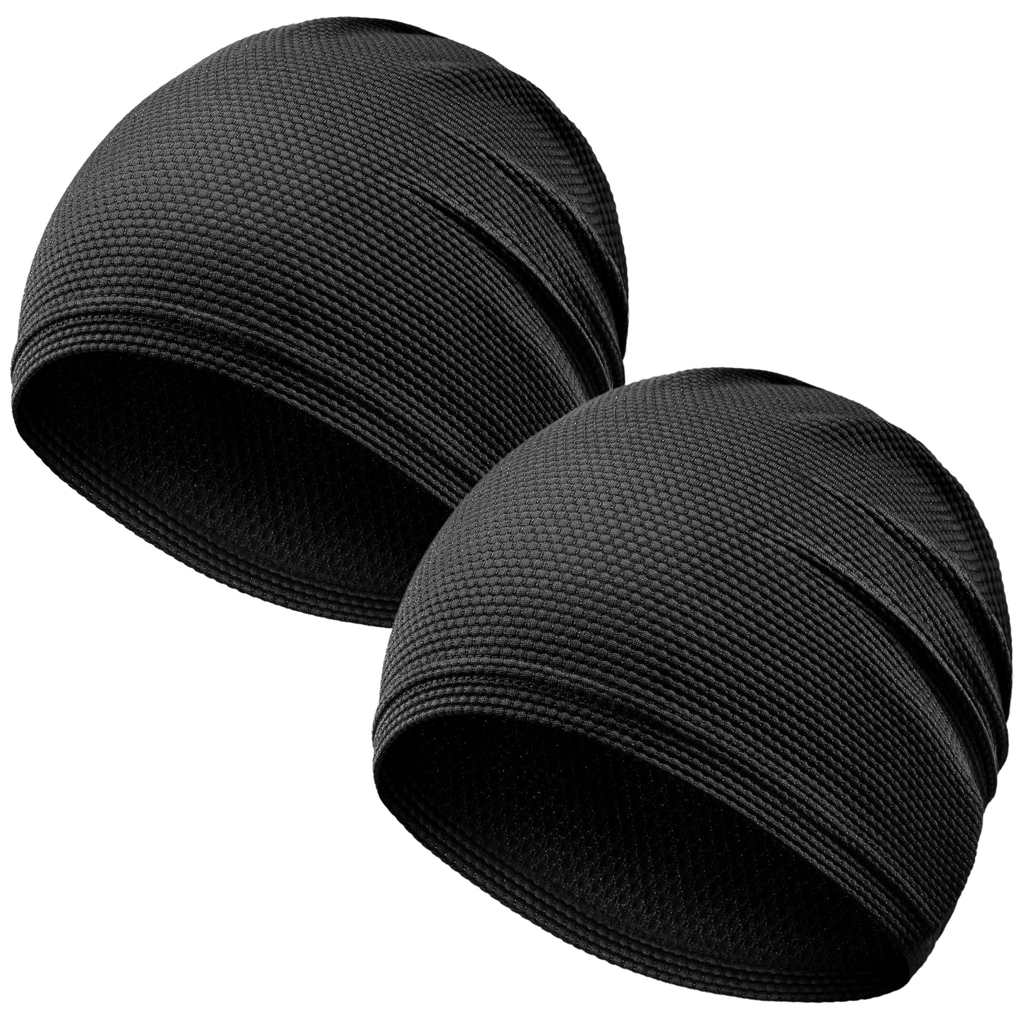 Gainlove 2 Pack Cooling Skull Caps for Men & Women, Breathable 3D Mesh Sweat Wicking Running Hat for Cycling Helmet & Hard Hat Liner