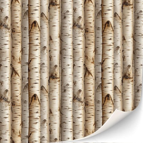 Birk Logs | 3 Sheets Self-Adhesive Brick Wall Cladding for 1:12 Scale Dollhouses