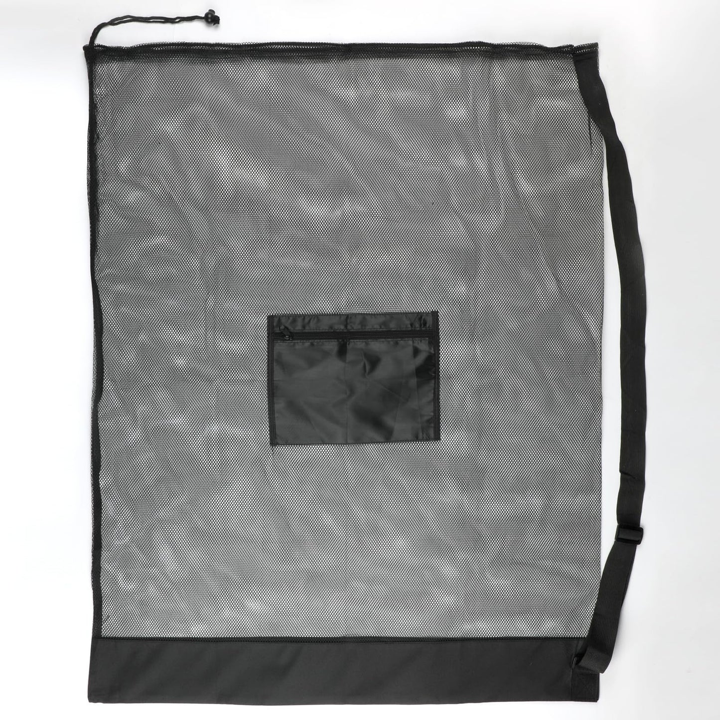 Extra Large Sports Ball Bag, Heavy Duty Breathable Mesh Storage Bag, 40" x 30" Hold 10-12 Soccer Basketball Football, Adjustable Shoulder Strap, Ideal for Coaches, Team, Swimming Gear (Zipper Pocket)