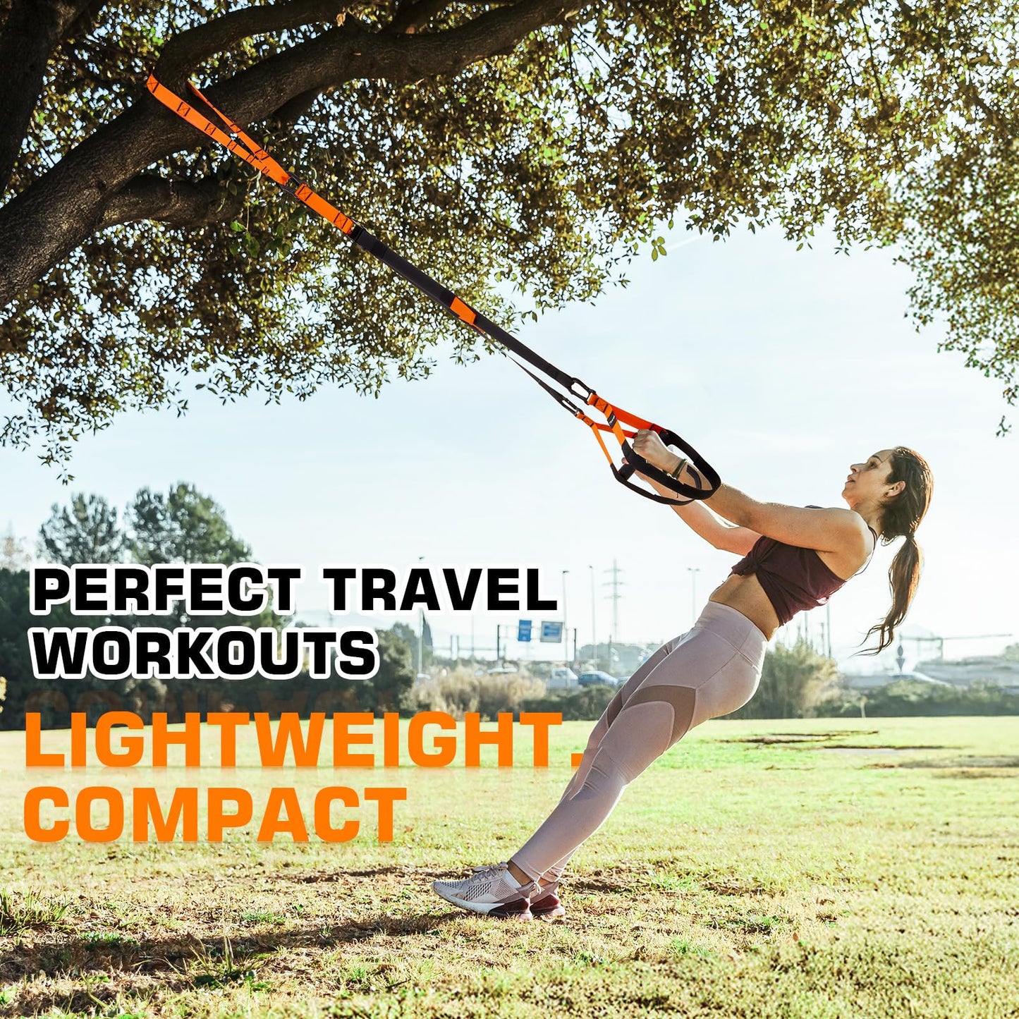 Home Resistance Training Kit, Suspension Trainer Straps with Adjustable Extension, Door Anchor, and Carry Bag – Strength Training Equipment for Full Body Bodyweight Workouts at Home or Outdoors