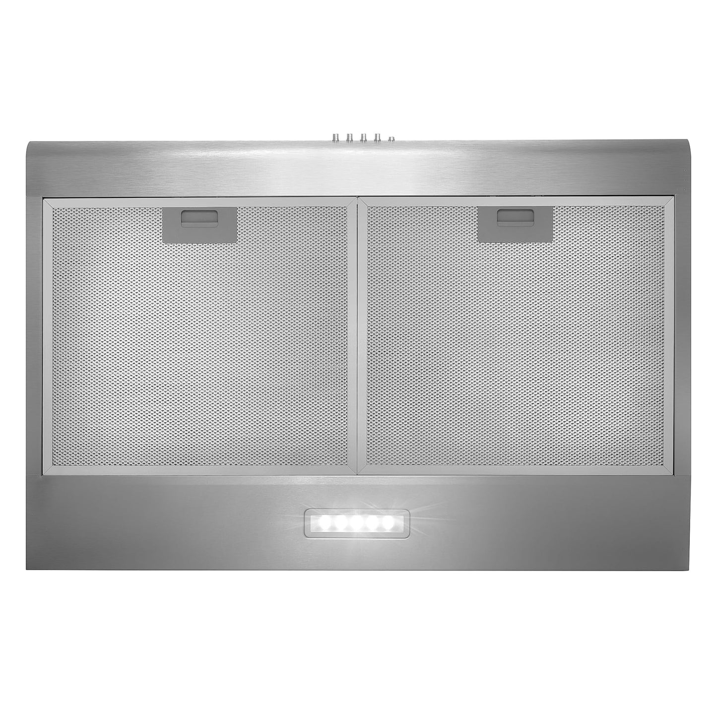 COSMO COS-5MU30 30 in. Delta Collection Ducted Under Cabinet Range Hood, Button Controls, Reusable Filters, LED Lights, Stainless Steel