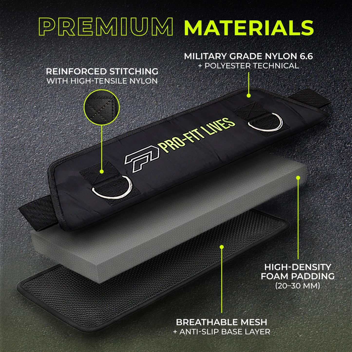 PRO-FIT LIVES Hip Thrust Belt for Dumbbells - Padded Glute Bridge Weight Strap - Adjustable Kettlebell & Plate Holder - Portable Workout Booty Equipment Weightlifting for Women