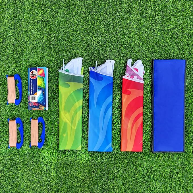 Mint's Colorful Life Devil Fish Kite for Kids and Adults，Easy to Fly Delta Kites Single Line Large, 300ft Kite String Handle Include