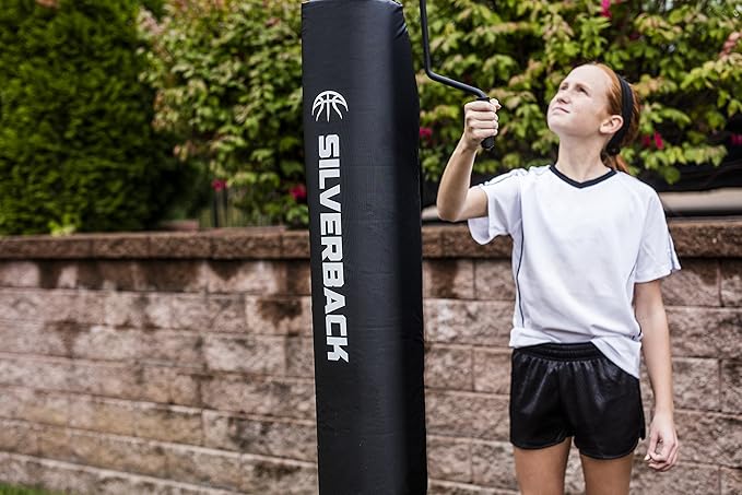 Silverback In-Ground Basketball Hoops, Adjustable Height Tempered Glass Backboard and Pro-Style Flex Rim. - Multiple Styles Available