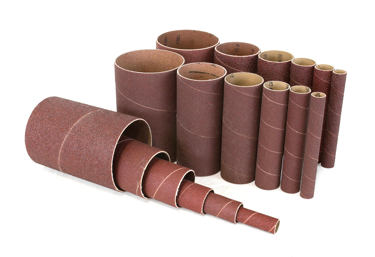 WEN 6524 Oscillating Belt and Spindle Sander & 6510SPC Assorted Grits Spindle Sanding Sleeves (18 Pack)