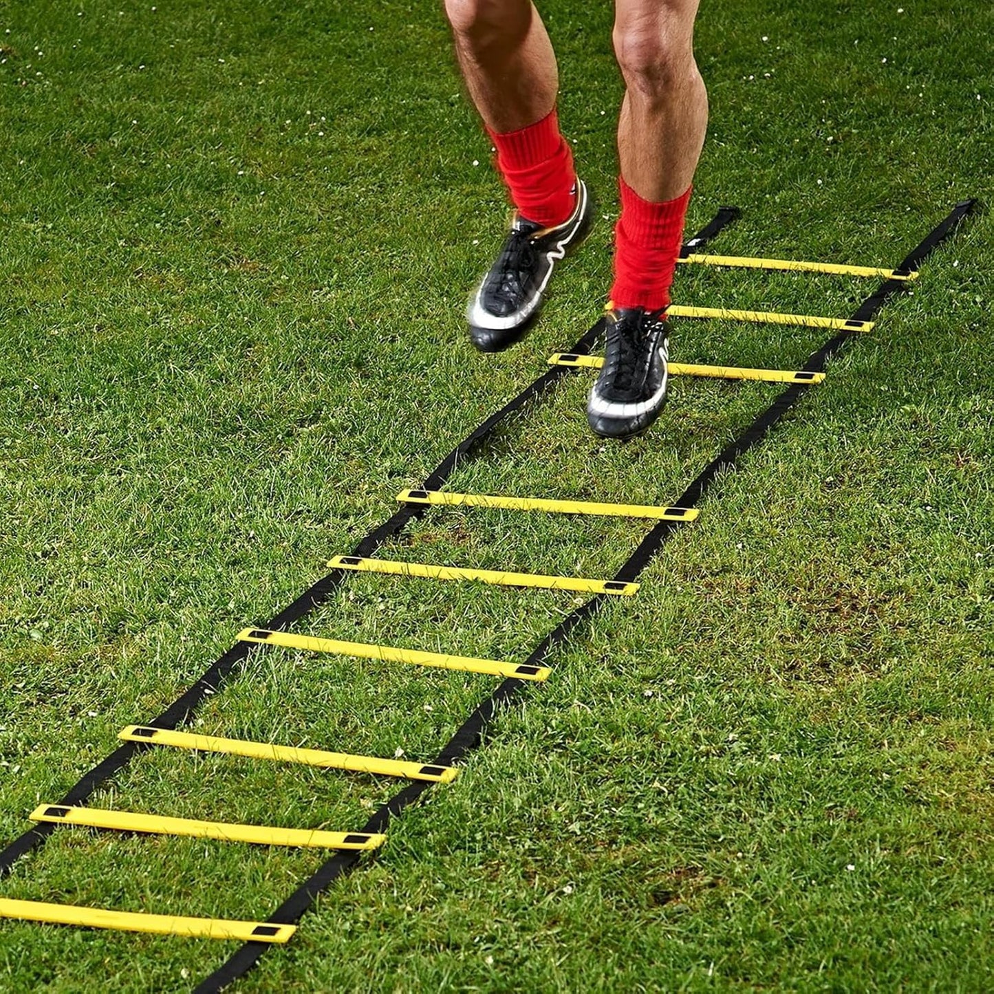 Agility Ladder with Storage Bag, 16.4 feet 10 Rungs Speed Ladder, Wear-Resistant and Sturdy, Agility Training Equipment for Soccer, Football, Home Gym & Sports Conditioning
