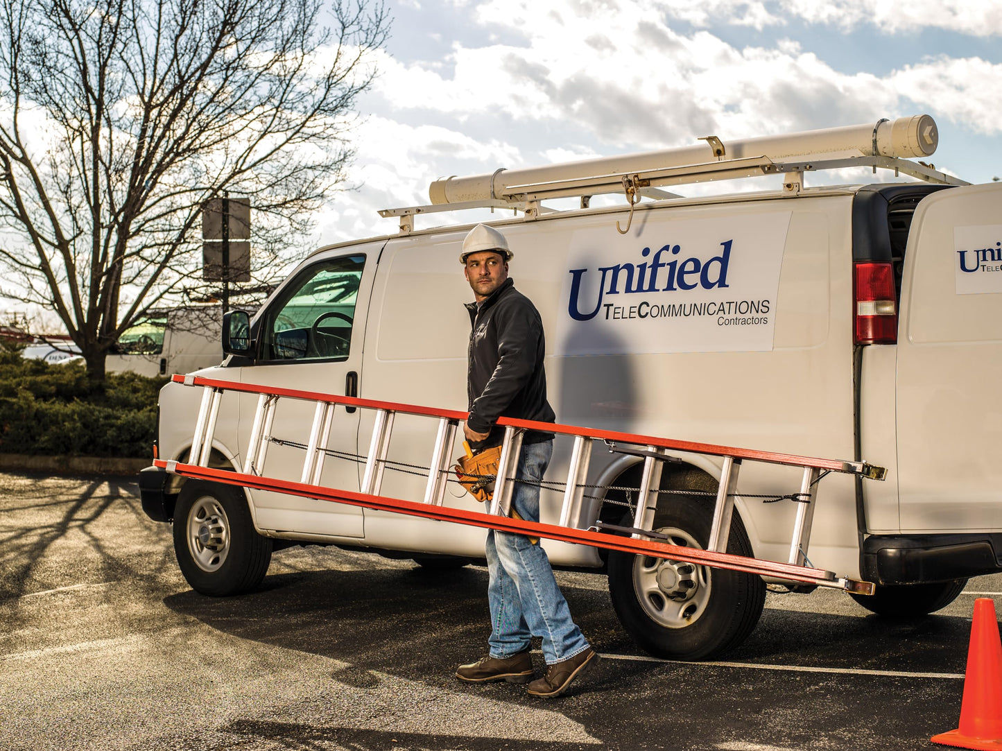 Louisville Ladder 24-foot Fiberglass Extension Ladder, 300-Pound Load Capacity, Type IA, FE3224