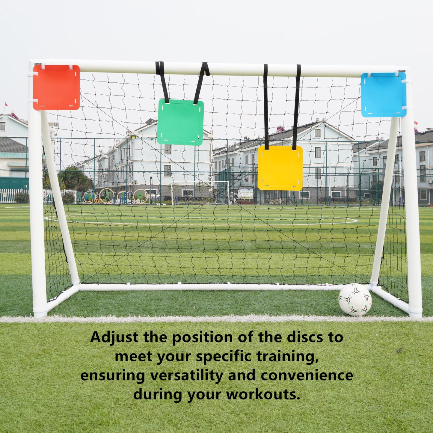 Eco Walker Soccer Goal Shooting Target Discs Sports Goal Reactive Agility Training: Enhance Accuracy and Agility for Lacrosse, Hockey, Soccer, Baseball