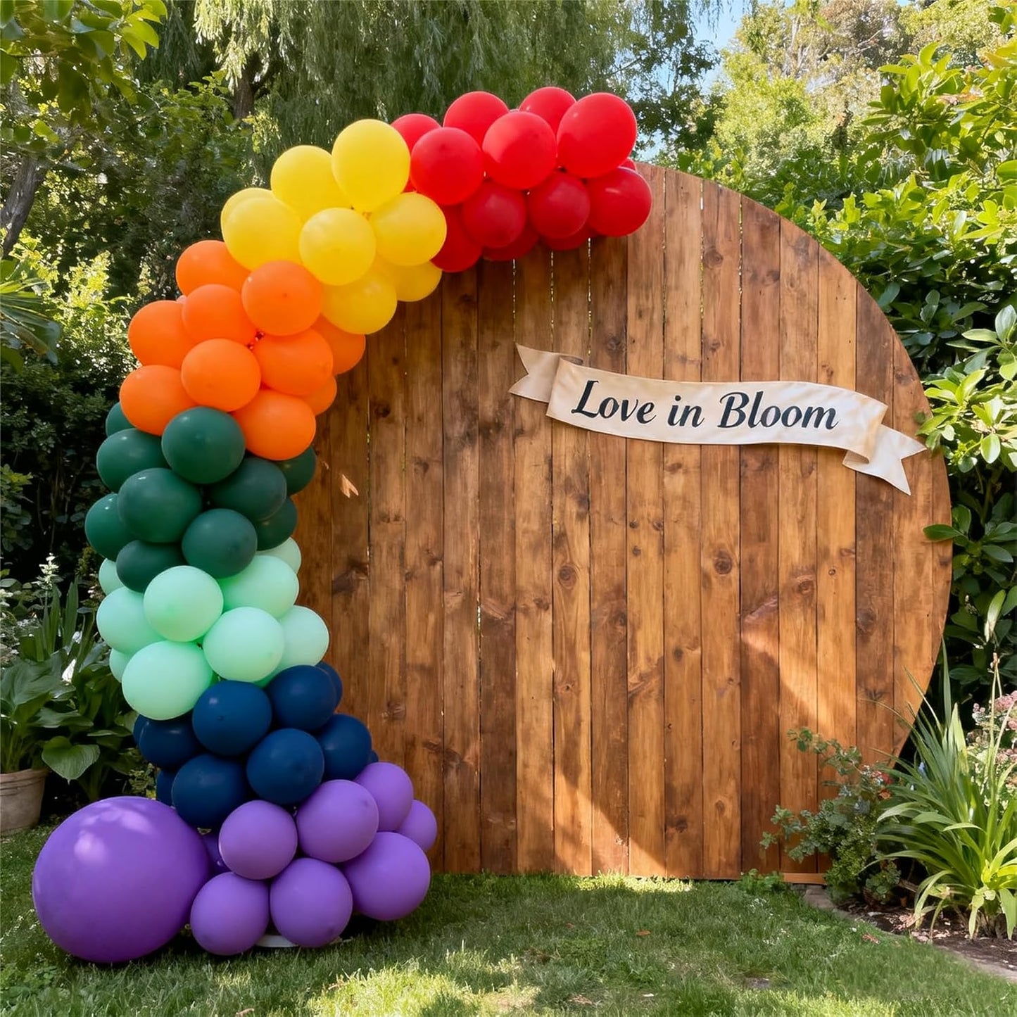 Rainbow Party Balloons by [Brand Name] - 100 Pack of 12-Inch Vibrant Latex Helium Balloons for Birthdays & Celebrations