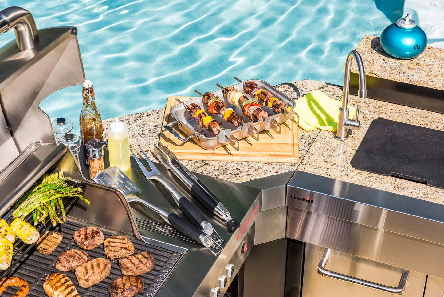 Charbroil® Medallion Series™ Modular Outdoor Kitchen Corner, Black - 463246718
