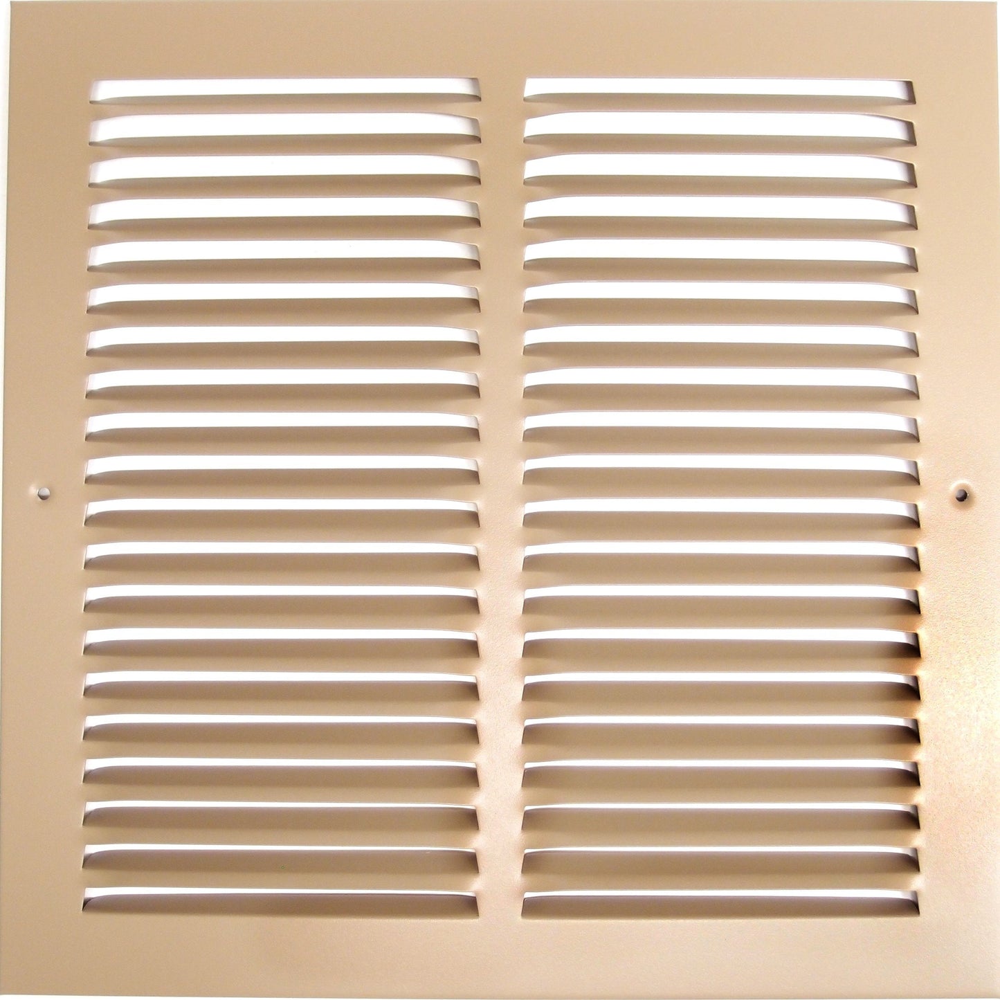 HVAC Premium 18'' x 24'' [Duct Opening] Flat Stamped Steel Return Air Grille - Sidewall and Ceiling - HVAC Vent Duct Cover - Brown [Outer Dimensions: 19.75''w X 25.75''h]