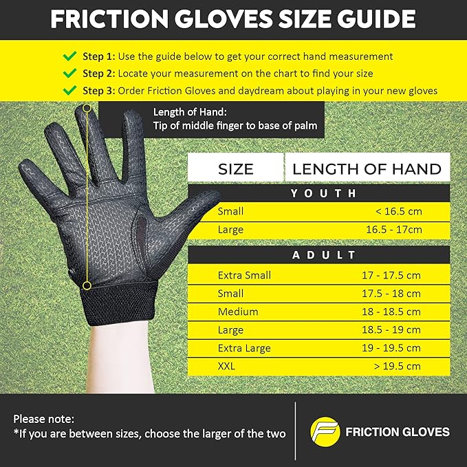 Ultimate Frisbee Gloves - Rubberized Palm & Fingers for Amazing Grip in All Conditions - Play Your Best in Any Weather