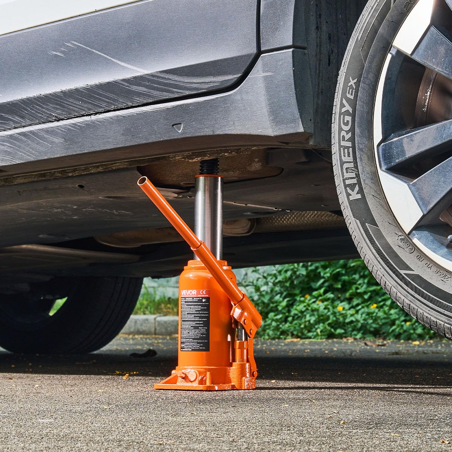 VEVOR Hydraulic Bottle Jack, 20 Ton/44092 LBS All Welded Bottle Jack, 7.5-14 inch Lifting Range, with 3-Section Long Handle, for Pickup Truck, Truck, Car, RV, Auto Repair, Industrial Engineering