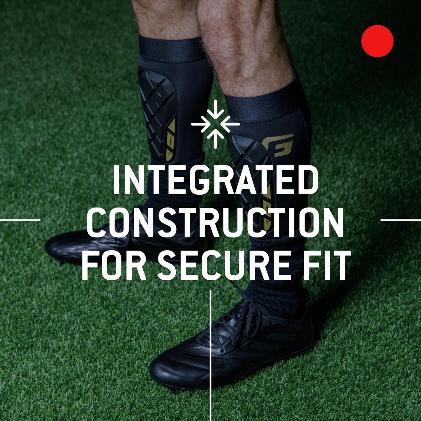 G-Form Pro-S Elite X Shin Guard, Matte Black, Adult Medium