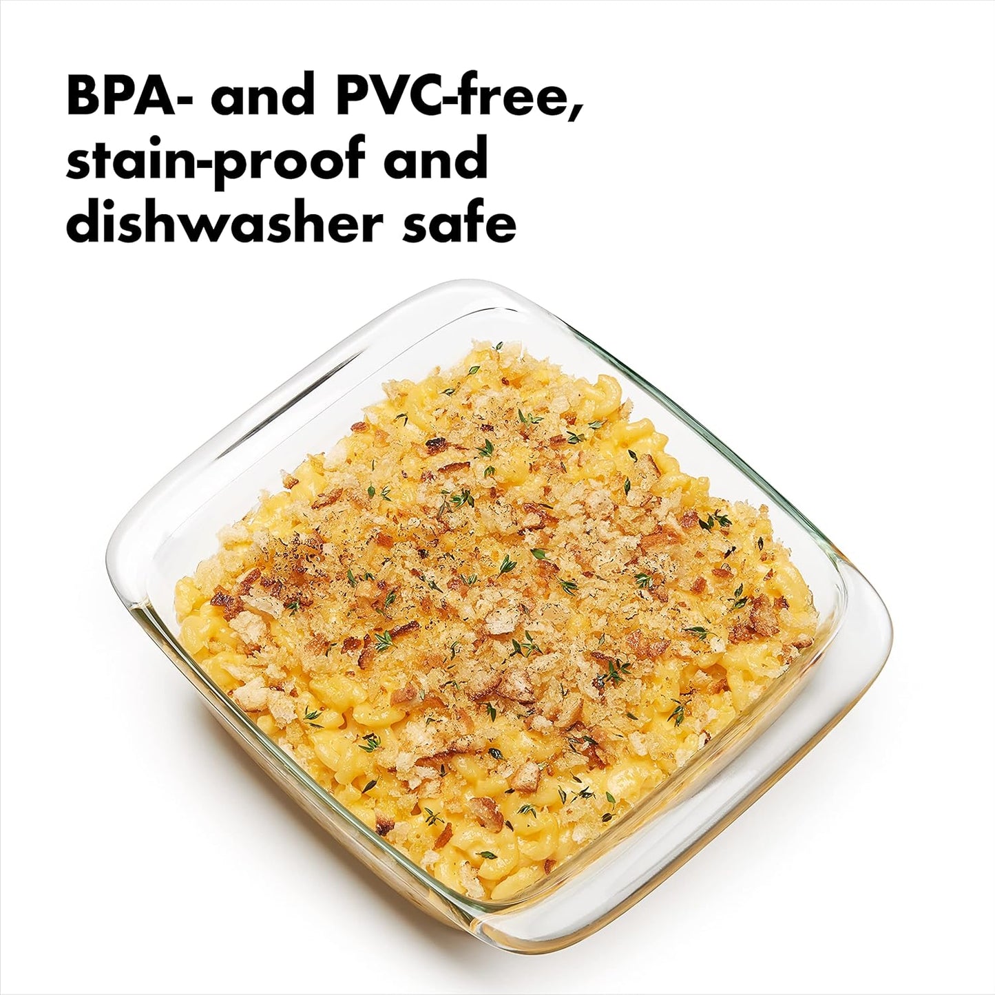 OXO Good Grips Glass Baking Dish - 2 Qt Capacity for Effortless Cooking and Serving