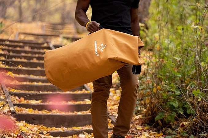 WHITEDUCK 25"x42" (430L) Top Load Canvas Duffel Bag ??Military-Grade, Tear-Proof & Weatherproof, Heavy Duty for Travel, Outdoors & Military Use, with Padlock Compatibility, 5 Colors