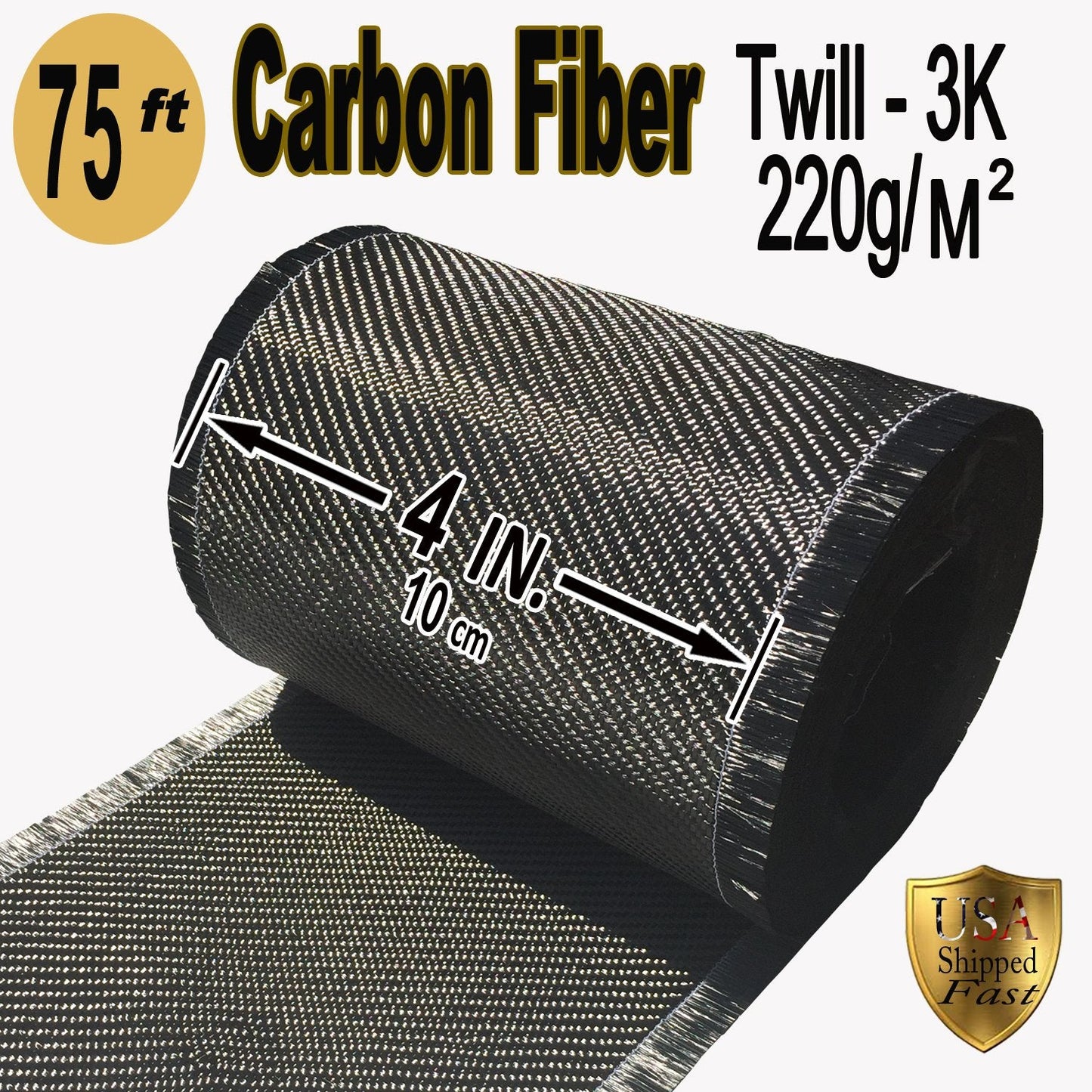 75 ft - Carbon Fiber-Basement Wall Crack Repair Kit - Carbon Fiber Foundation Wall Repair - Easy to use Includes Instructions