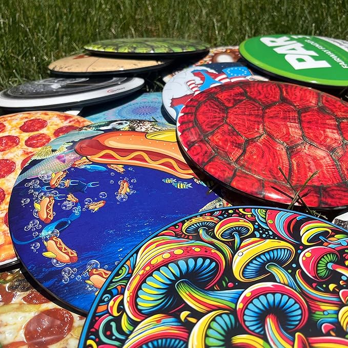 Discraft ESP Buzzz Supercolor Midrange Disc Golf Disc - Custom Design Discraft Discs - Straight Flying and Great for All Skill Levels - Free Mini Marker Included
