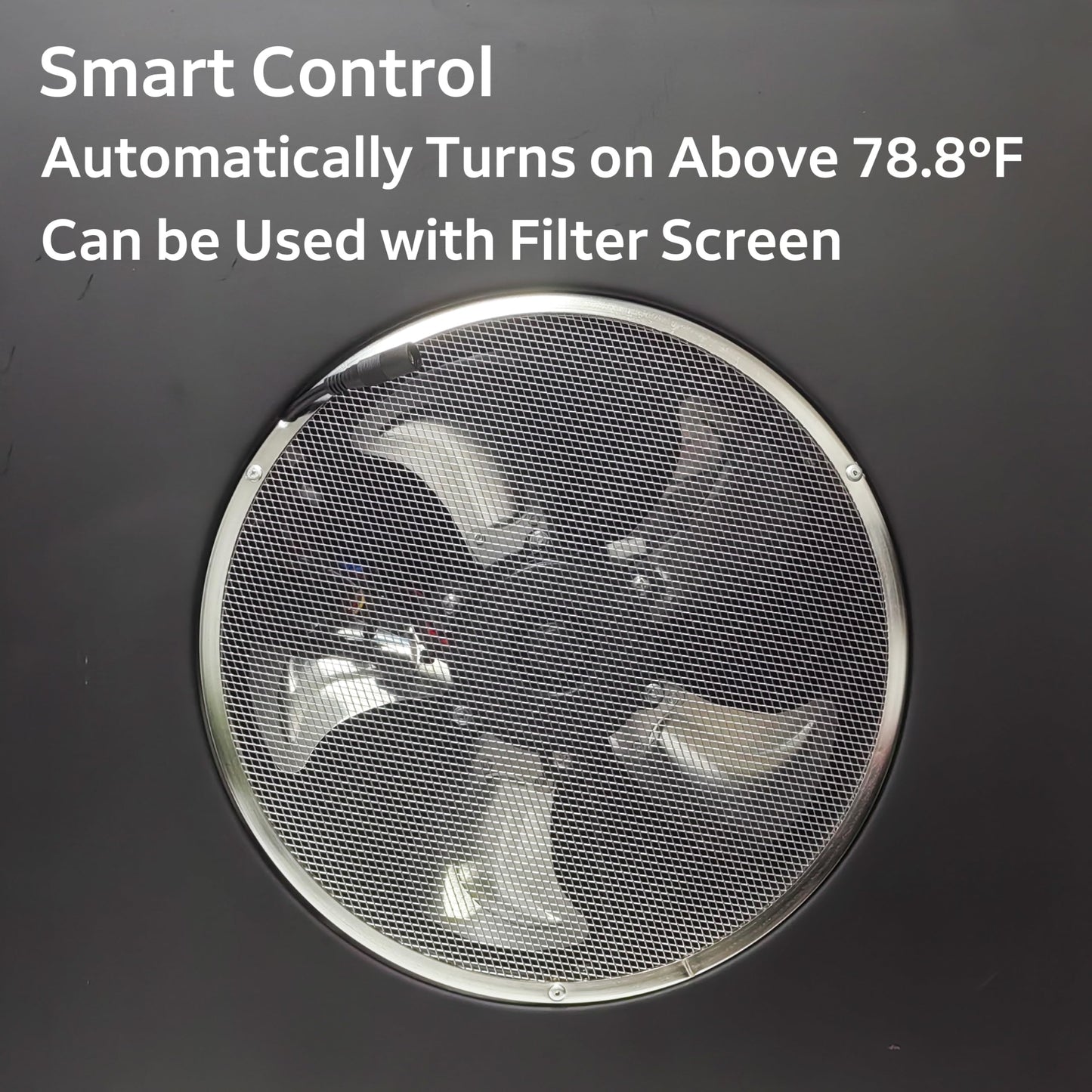 Solar Attic Fan, Solar Powered Roof Exhaust Fan 35-Watt with 110V Smart Adapter, 1600 CFM, Cools Up to 2500 Sq.Ft, 12 Inch Low Noise & Weatherproof, Ventilation for Home, Greenhouse, Garage, Workshop
