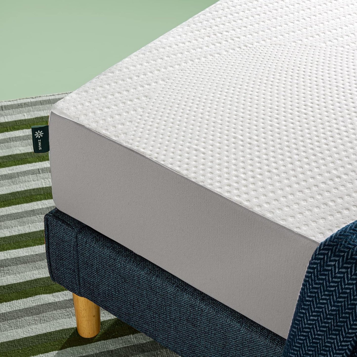 Zinus 8 Inch Twin Foam Mattress - Cooling Comfort with Certified Safe Materials