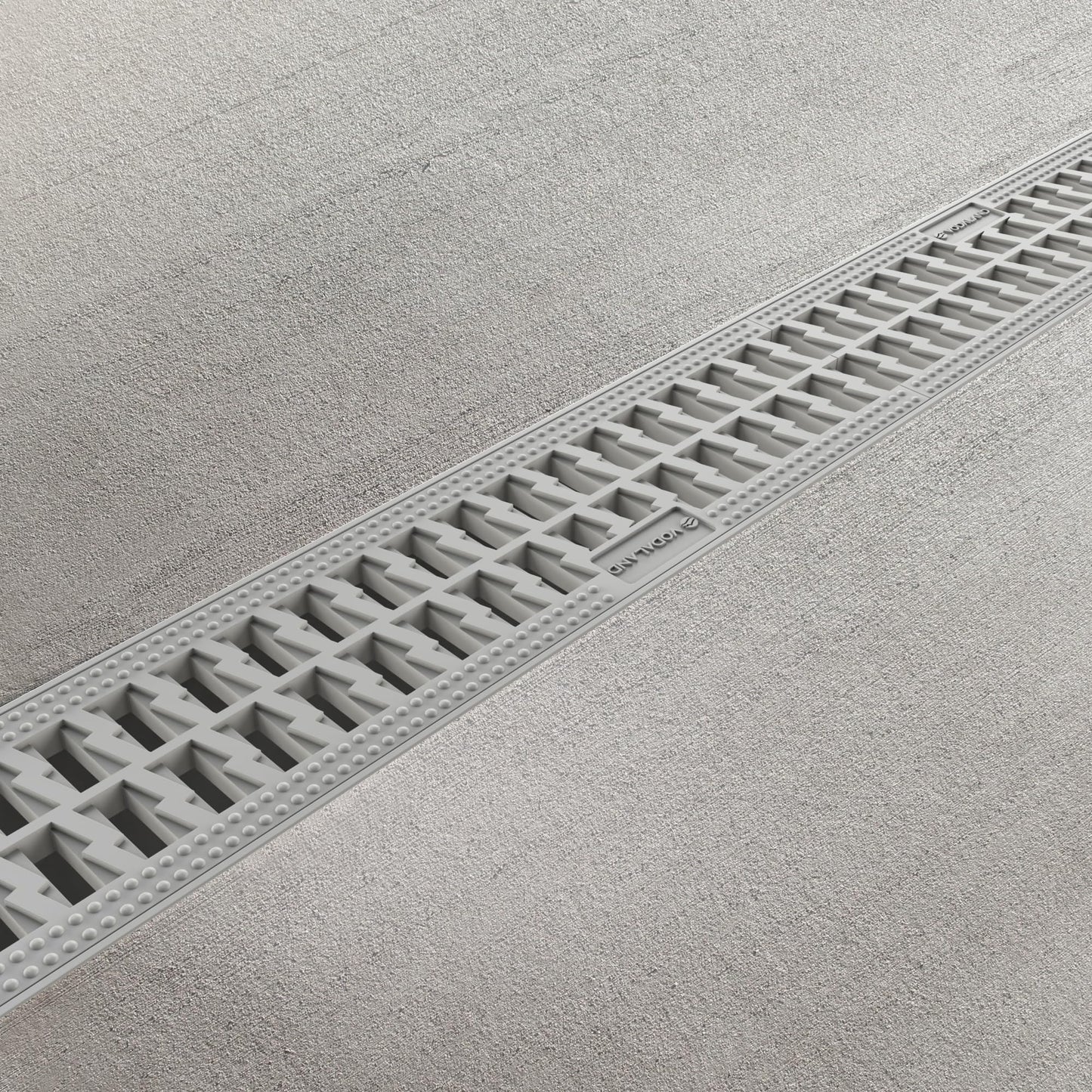 Vodaland - 3 Inch Trench Drain System - Ivory (5)