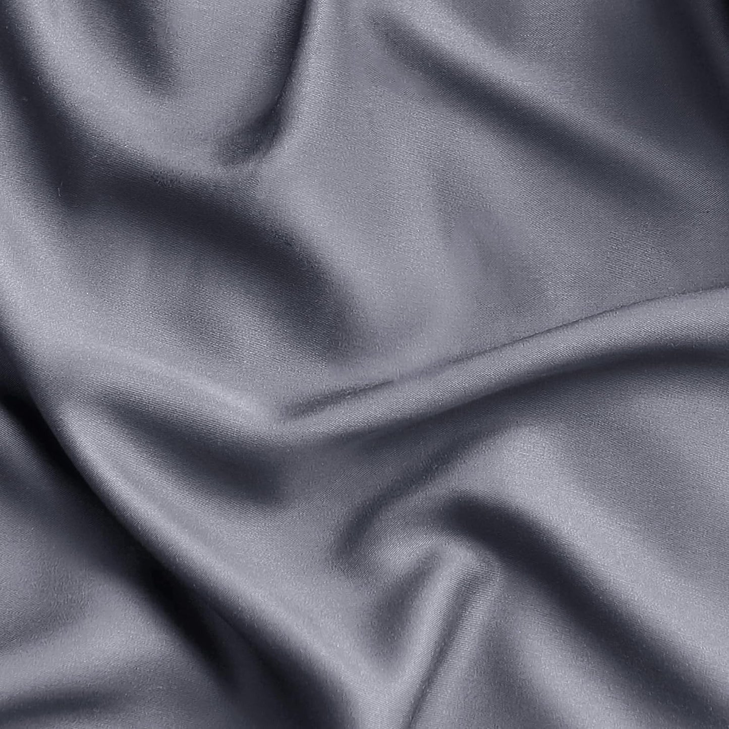 Bedsure Queen Sheet Set - Cooling Bamboo Rayon Sheets | Breathable & Soft | Deep Pocket Up to 16" | Dark Grey