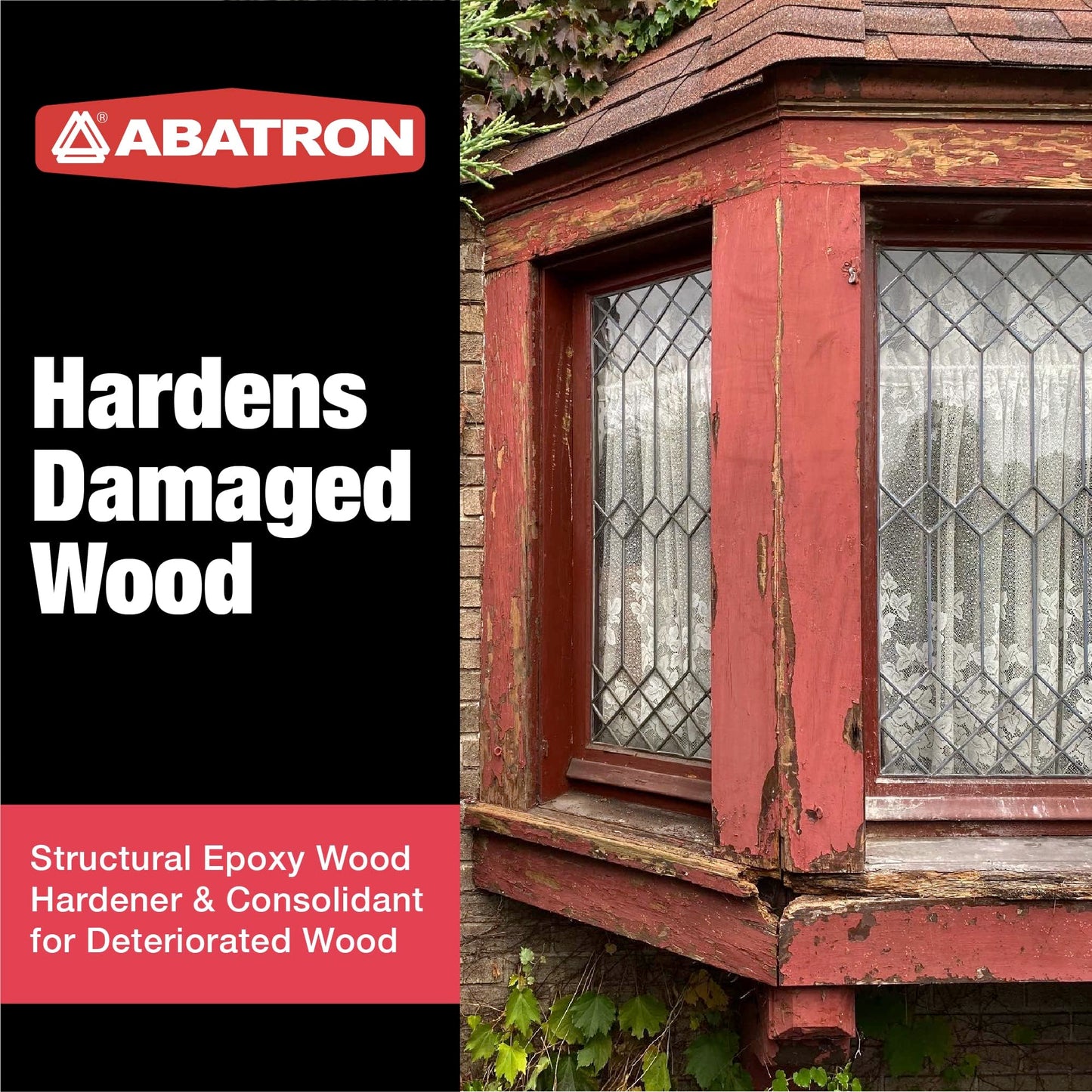 Abatron LiquidWood Kit - 2 Gallon - 2-Part Structural Wood Epoxy Resin - Wood Hardener and Consolidant - Perfect Primer for WoodEpox Epoxy Wood Filler