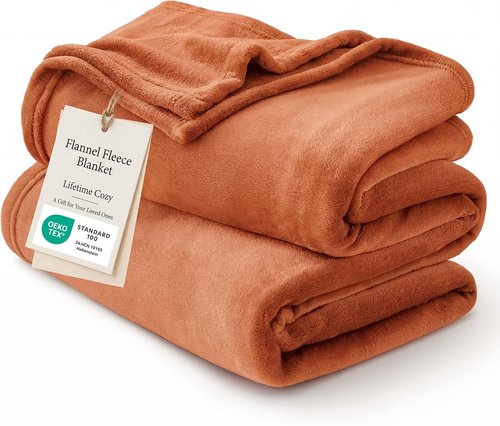 Bedsure GentleSoft Fleece Blanket - Queen Size 280GSM Plush, Lightweight & Cozy for Bed, Sofa, Travel