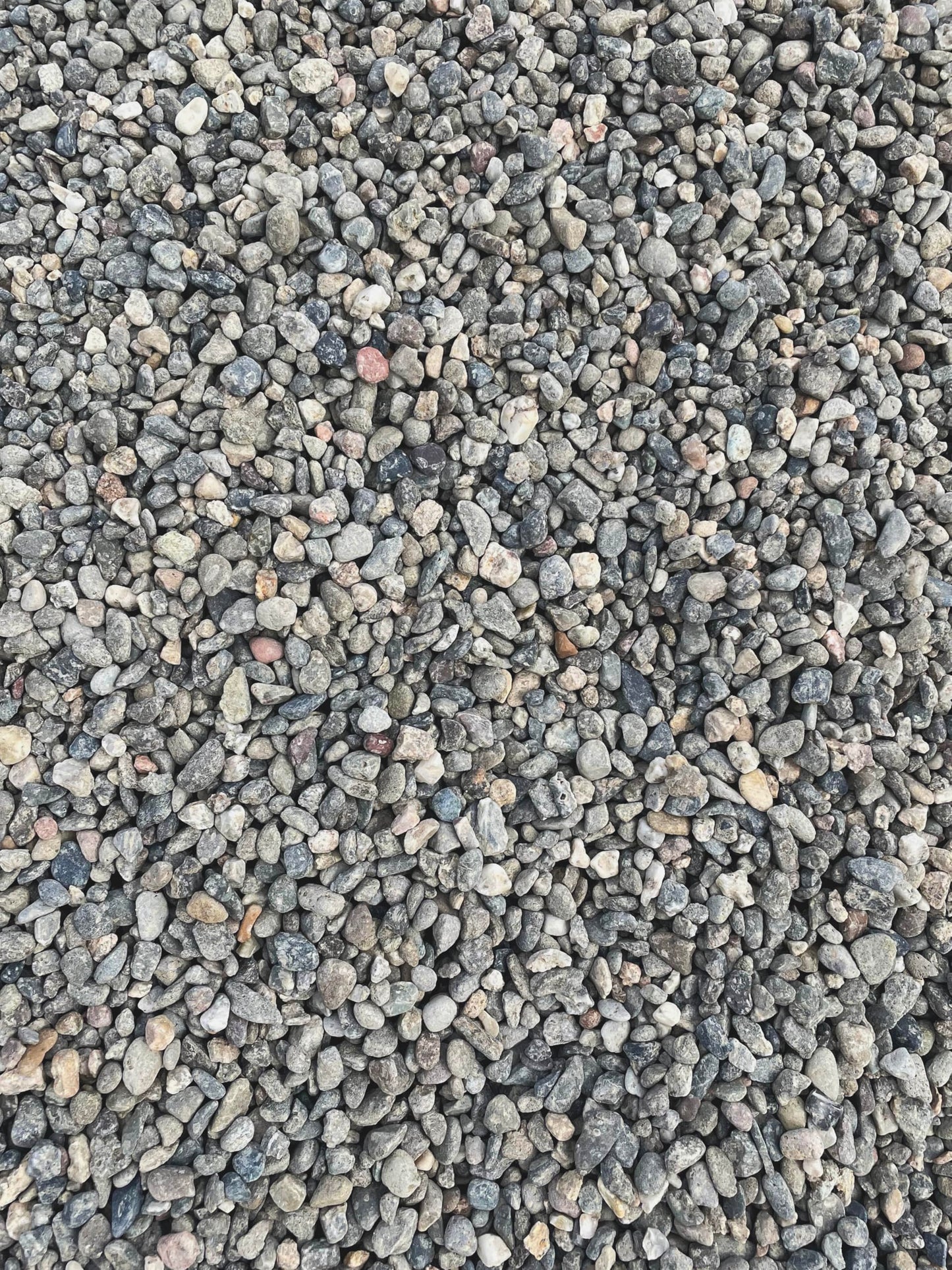 40 LBS Grey Pea Gravel - Landscape Rocks - Drainage Rock - Gardening - Average Size 3/8 inch - 1/4 inch Stone