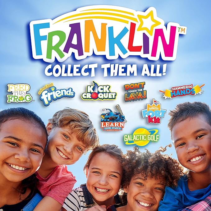 Franklin Sports Kick Croquet Game Set - Perfect for Kids and Adults - Combines Soccer and Croquet - Great for Outdoor Play