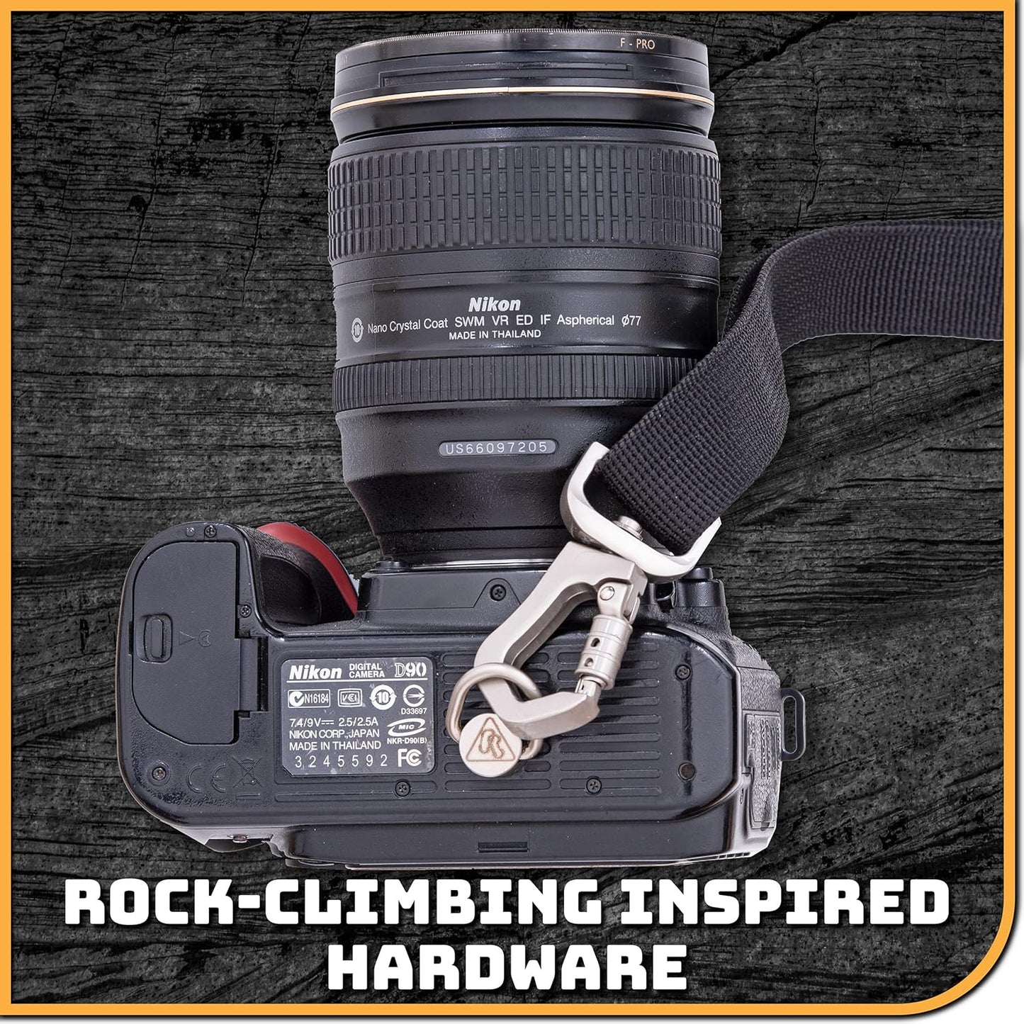 Danger Buddies Cross Body Camera Sling Strap for SLR and Mirrorless Cameras