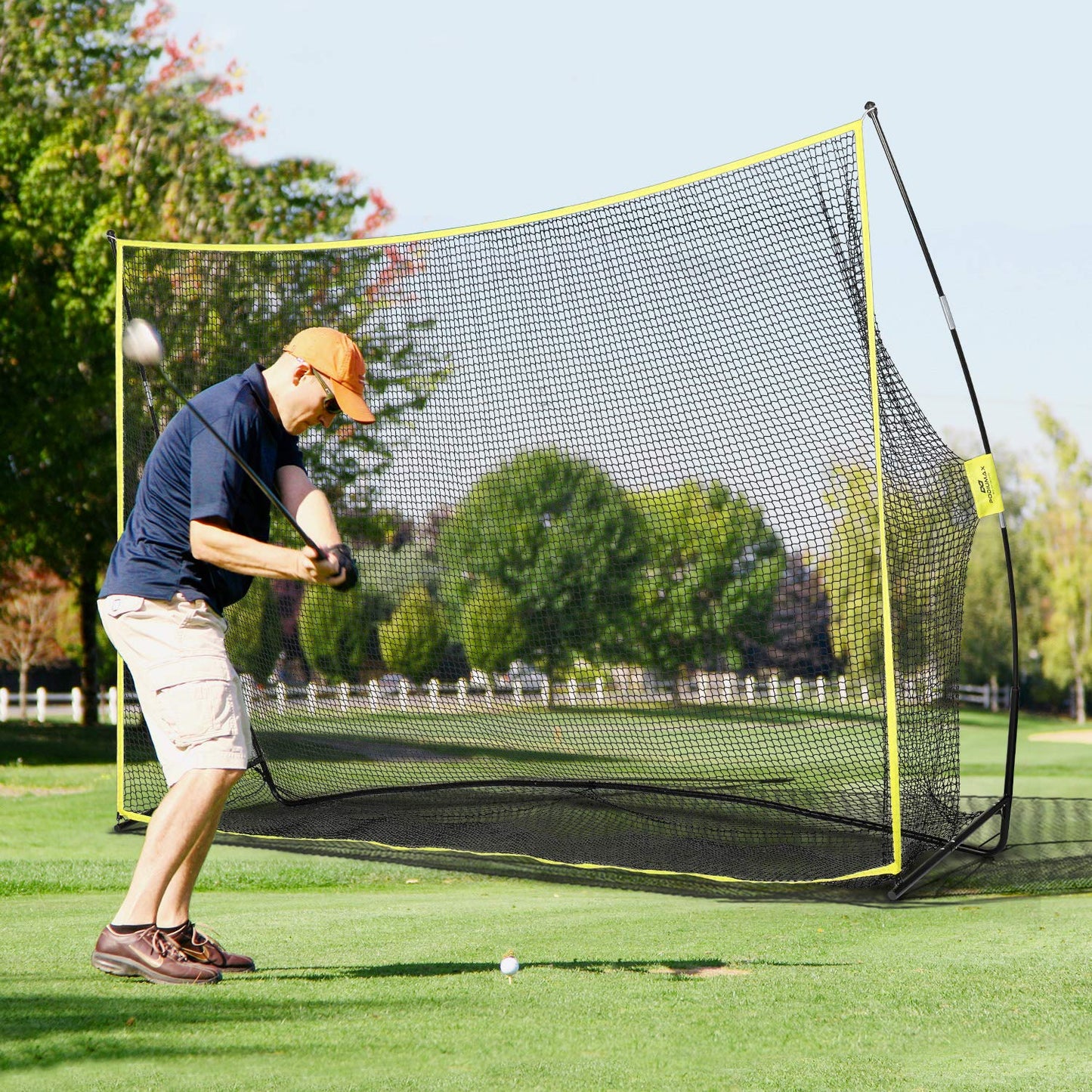 PodiuMax Golf Net, 10x7ft Golf Practice Net, Hitting Nets for Backyard Garage, Improve Chipping Putting Pitching, Gift for Men & Golfers