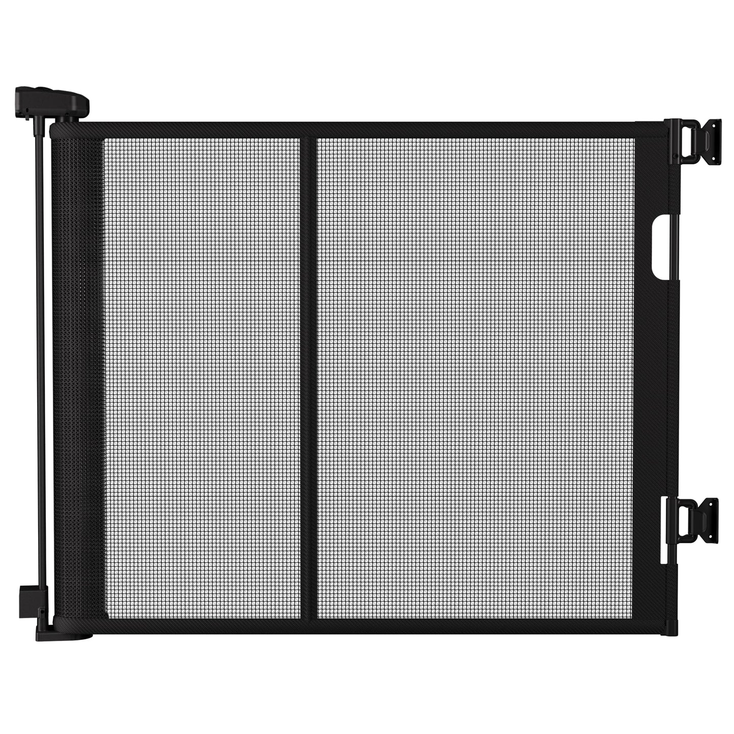 Colbabe 200 inches Extra Wide Retractable Baby Gate, 41.5 inches Tall Mesh Safety Gate for Oversized Openings, Living Rooms, Patios, Child & Pet Barrier for Indoor Outdoor Use, Black