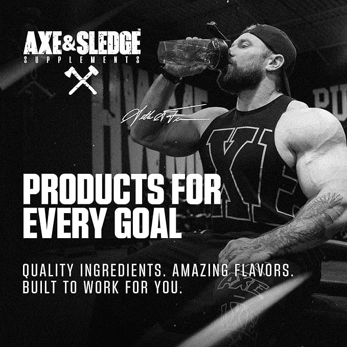 Axe & Sledge Farm Fed 100% Whey Protein Isolate | 25g Protein | Low Carb, Low Sugar, Soy Free, Gluten Free | Protein Powder for Men and Women | Keto | Made in The USA | 28 Servings, Marshmallow Milk