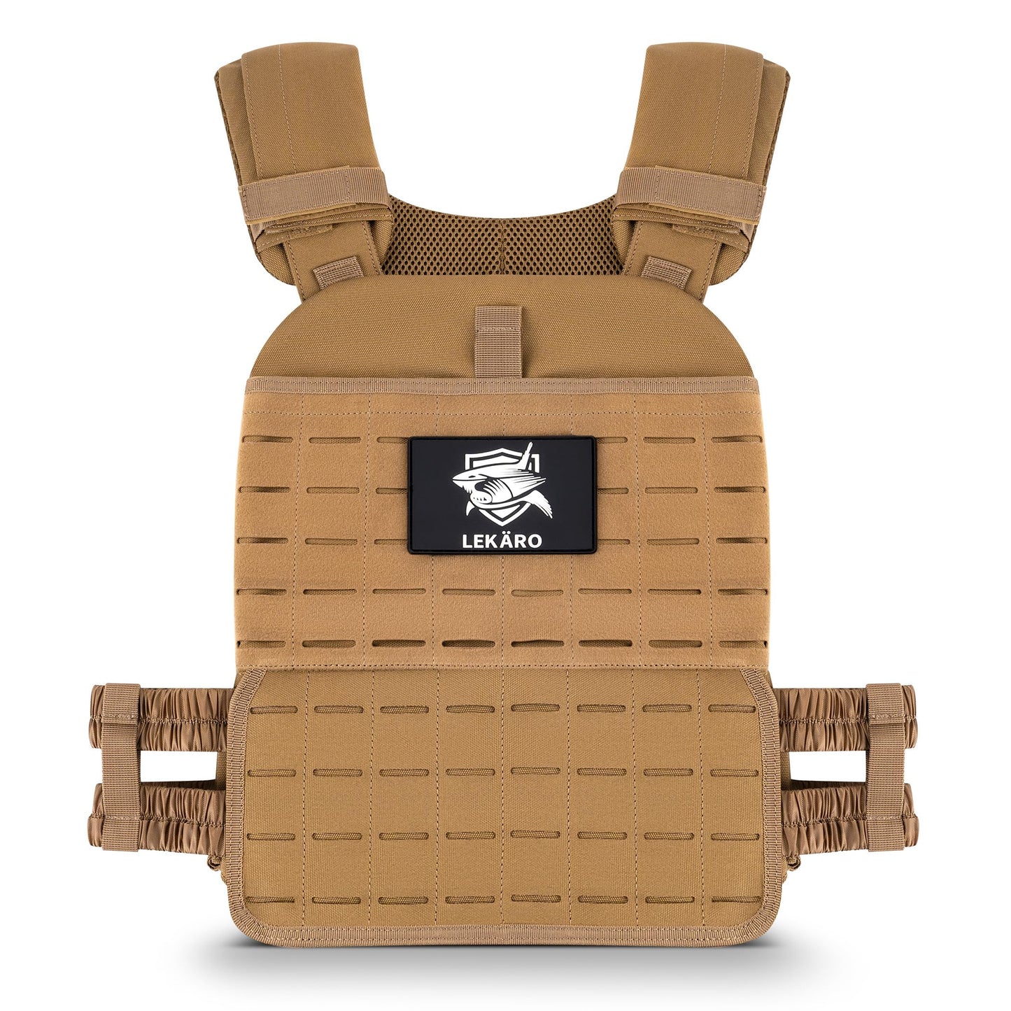 Adjustable Weighted Vest for Men Women – Tactical Vest for Rucking, HIIT & CrossFit, Fits 10x12 Plates, 600D Breathable Weight Vest & Exercise Vest for Strength Training, Weights Not Included