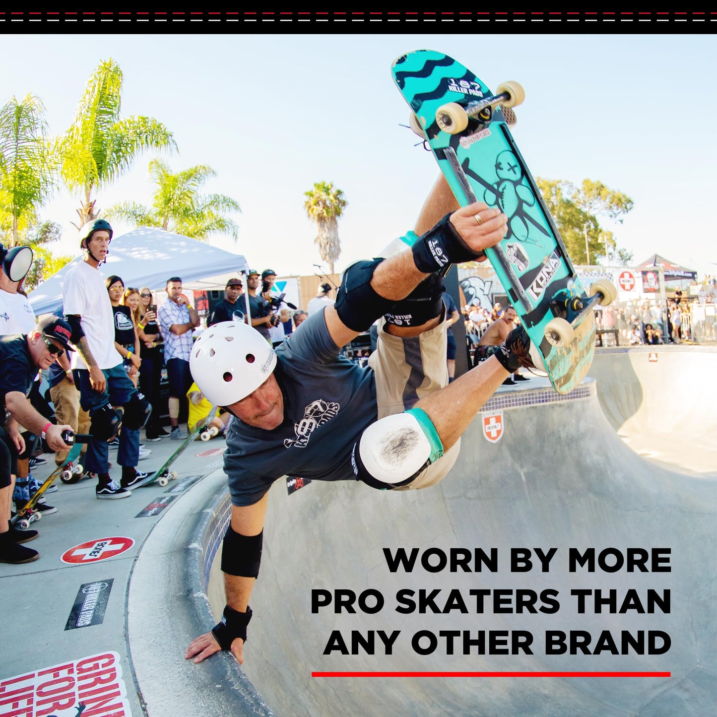 187 Killer Pads Wrist Guards – Ideal for Skateboarding, in-Line Skating/Rollerblading and Roller Derby (Black, X-Small)