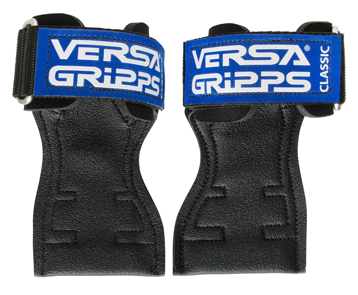 Versa Gripps Classic, Made in USA, Wrist Straps for Weightlifting Alternative, Best Training Accessory, MED/LG, Blue Label