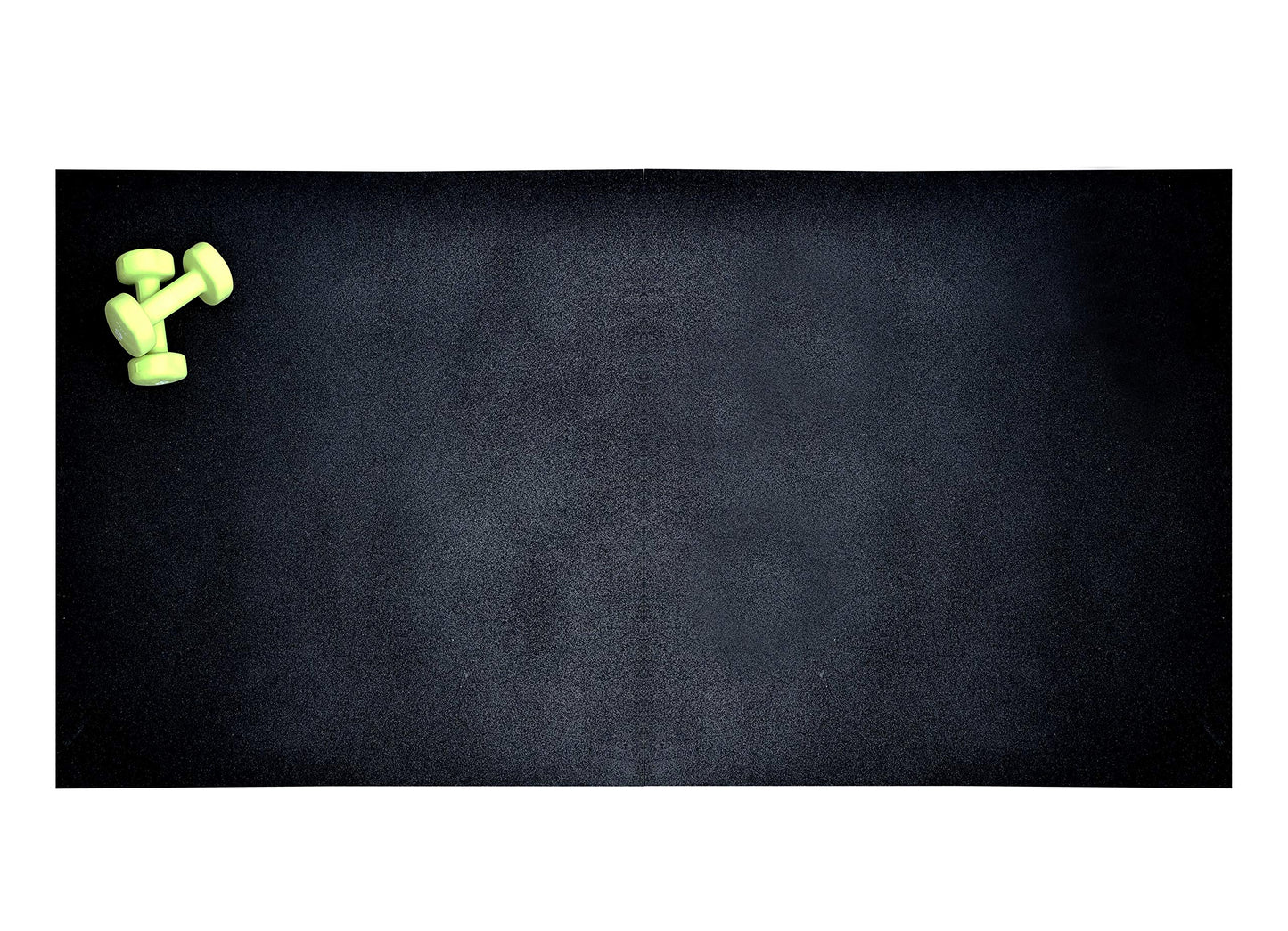 RevTime Ultra Thick Professional Fitness Mat, 39.5"x39.5" (1mx1m) 1/2" Thick Anti-Vibration Mat for Gym, Indoor Outdoor Fitness equipments, Heavy Duty Exercise Mat, Black