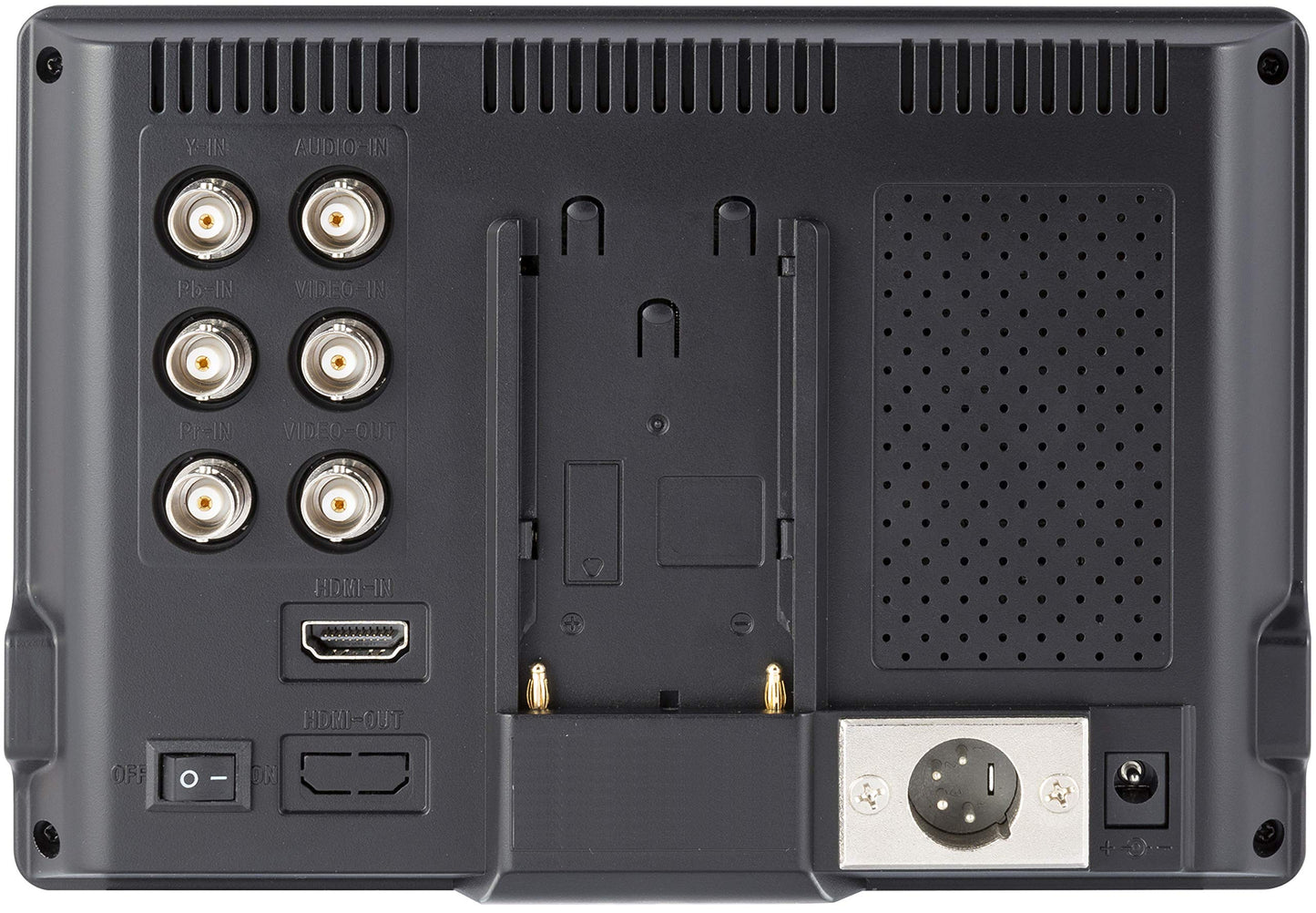 Triplett HDCM-4K Ultra-Compact 7-inch HD 4K Security Test Monitor with HDMI, Composite BNC-In/BNC-Out, and Component BNC