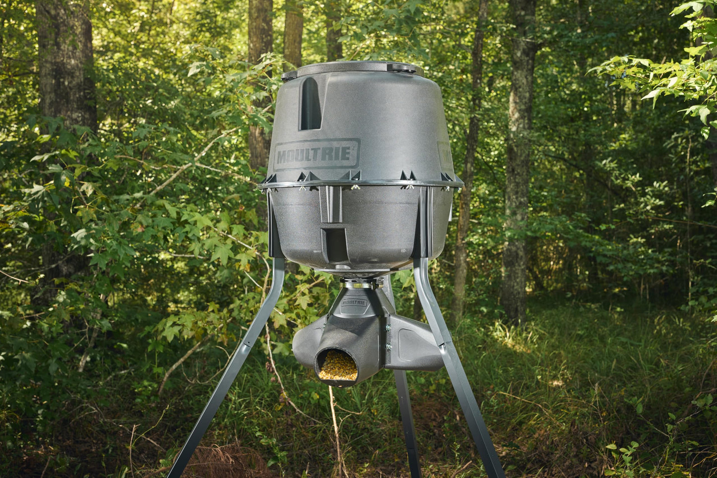 Moultrie 30-Gallon Gravity Deer Feeder Tripod, Gravity Kit