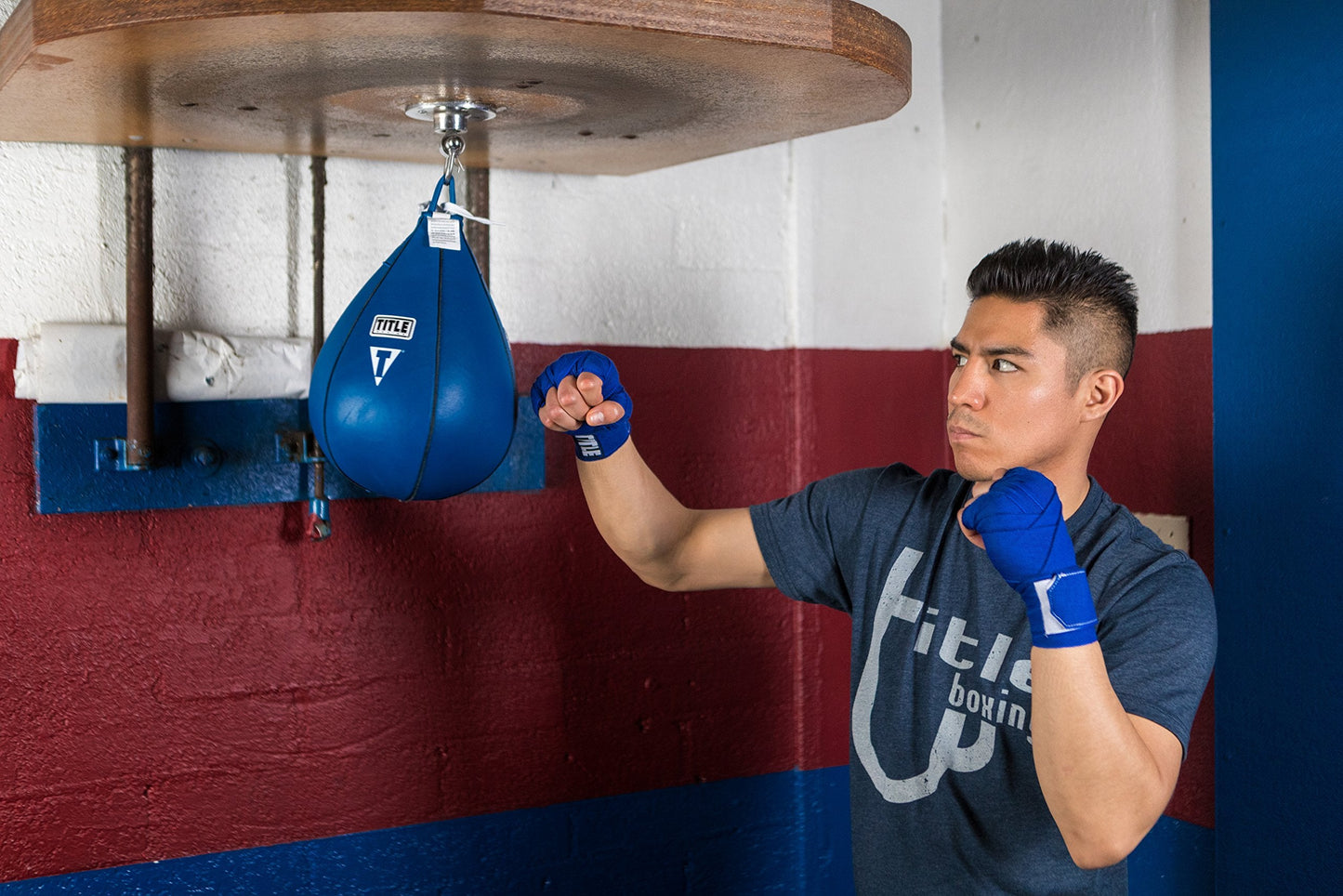 Title Boxing Super Speed Bag, Blue, 10" x 12"