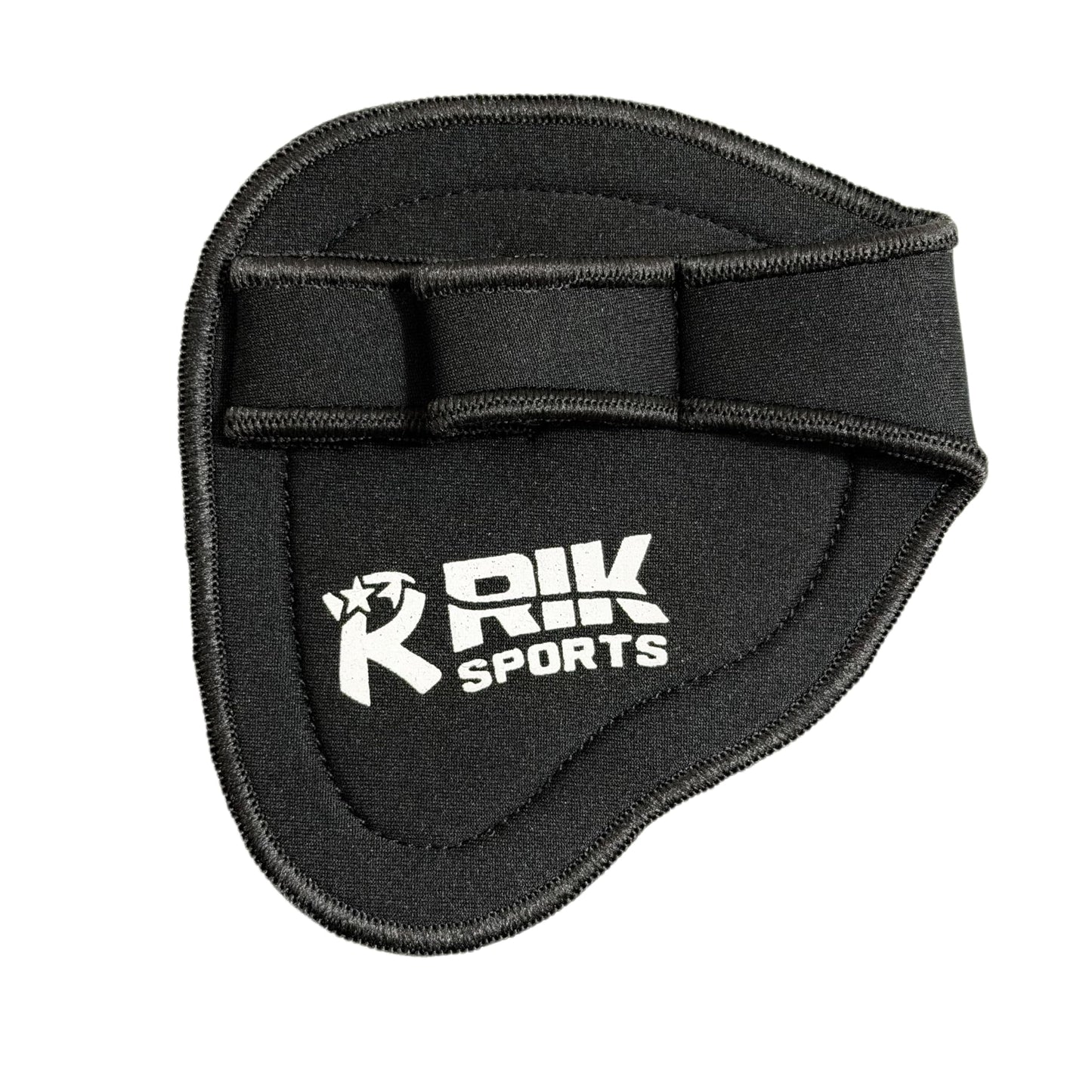 Non-Slip Neoprene Gym Grip Pads – Alternative to Workout Gloves for Weightlifting, Pull-Ups, Powerlifting, Calisthenics, and Gymnastics – Fitness Grips for Men and Women (Neoprene Black, One Size)