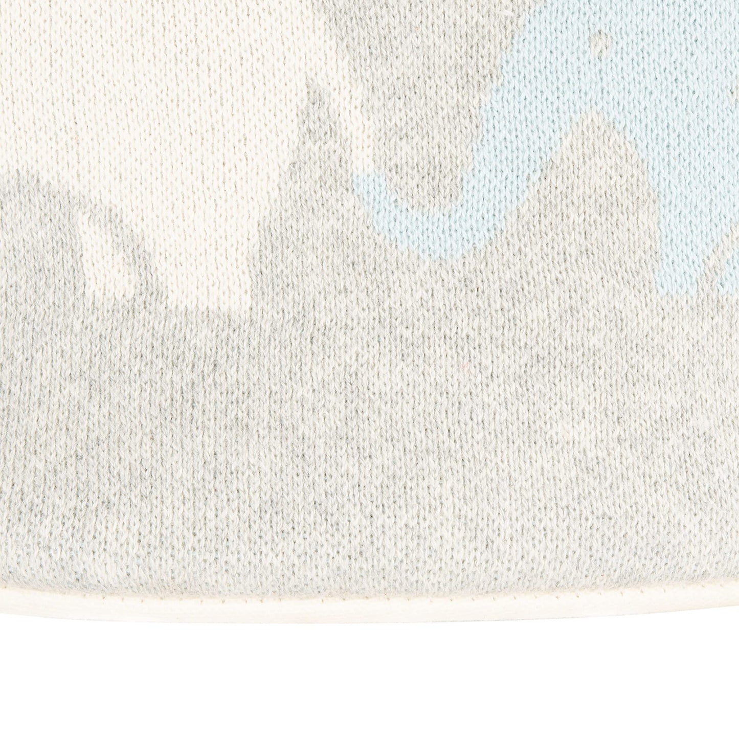 SAFAVIEH Baby Collection Effy Elephant Grey Cotton Nursery Storage Basket with Handles (Fully Assembled)