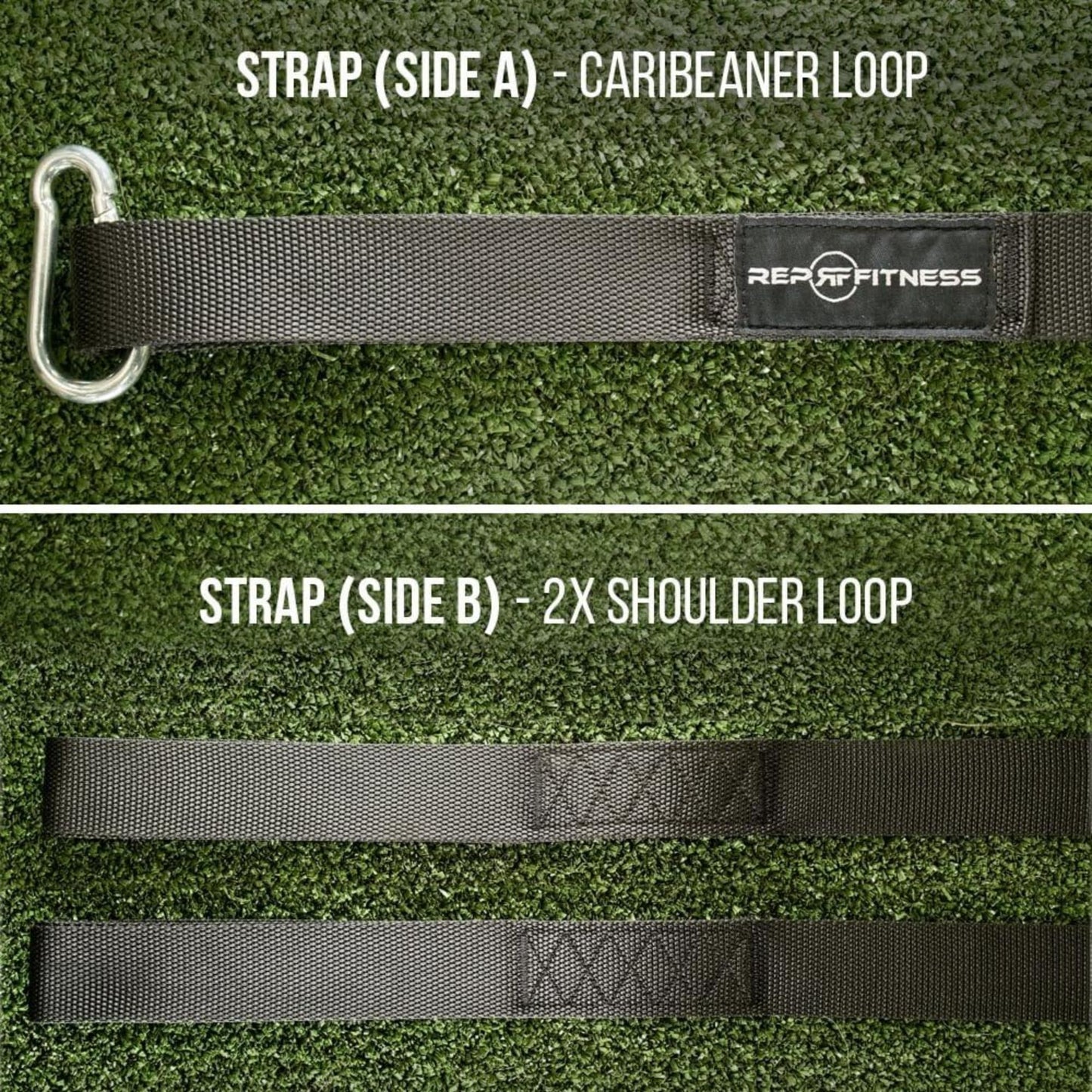 Rep Pull Sled - Adjustable Weight Pull Sled for Conditioning and Weight Training