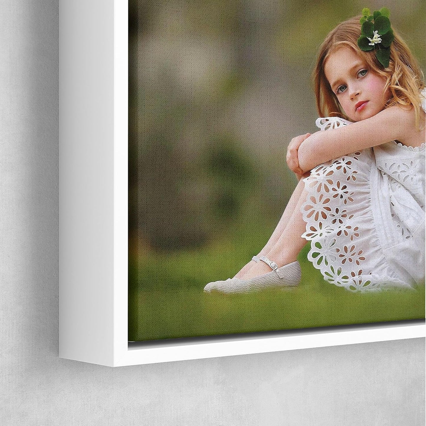 P&L ART Personalized Canvas Prints - Transform Your Photos into Stunning Wall Art | 16x24" White